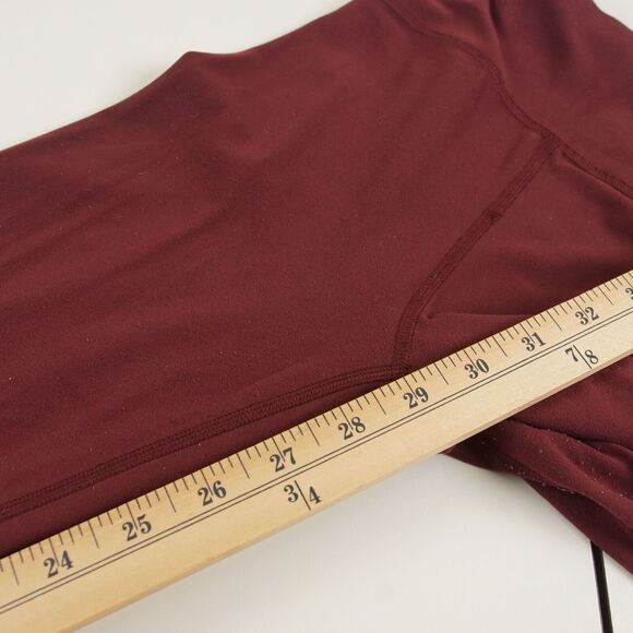 Lululemon Back in Action Garnet Red Jogger Womens Sz 4 W5AQIS - Picture 7 of 11
